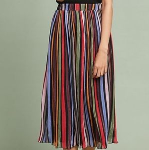 Anthropologie Laia rainbow striped skirt